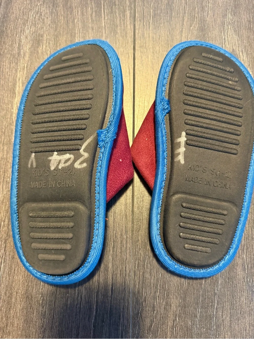 Colorado Avalanche Red & Blue Slippers with Team Logo